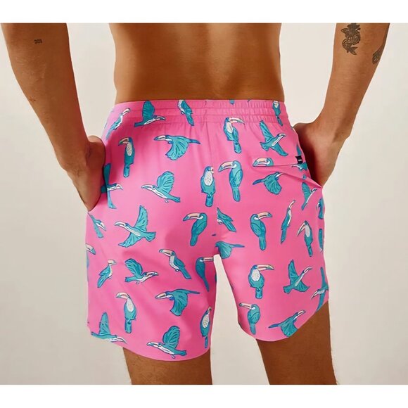 New Chubbies XL, XXL Men's 'Toucan Do Its' Stretch 5.5" Classic Swim Trunks - Picture 4 of 9